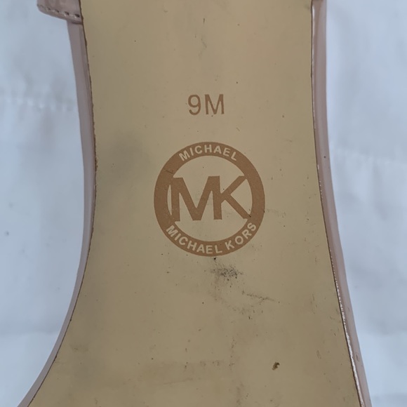 Nude heels. MK by Michael Kors. Size 9M. Very good condition - Picture 4 of 8